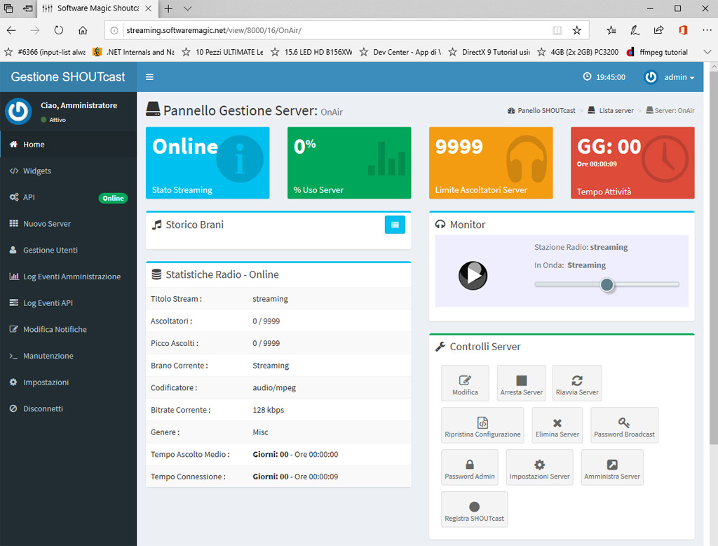 Streaming Shoutcast Manager by Software Magic